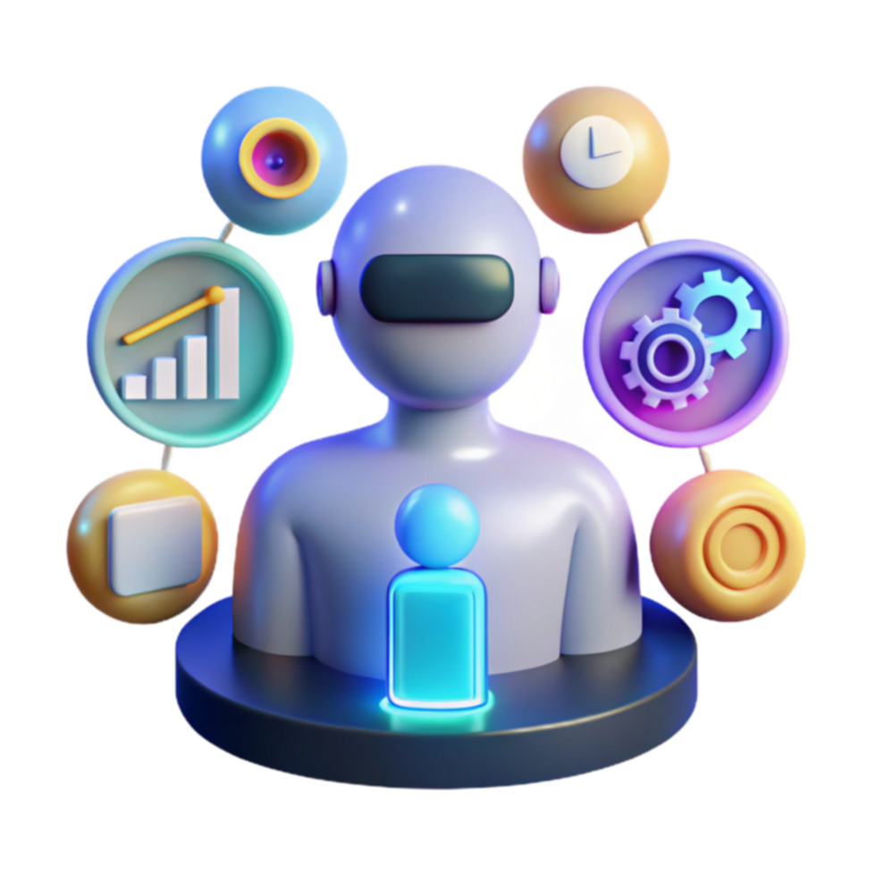 AI-Powered Automation Streamlining Processes with Integrated Systems png