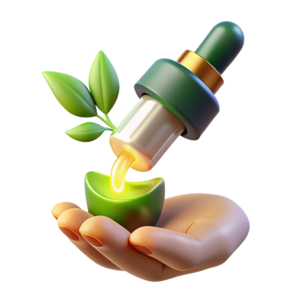 Natural Plant Extract Pure Essential Oil Dropper png