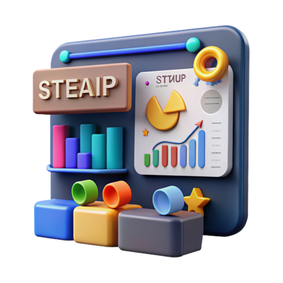 Data Visualization Charts, Graphs, and Startup Metrics png