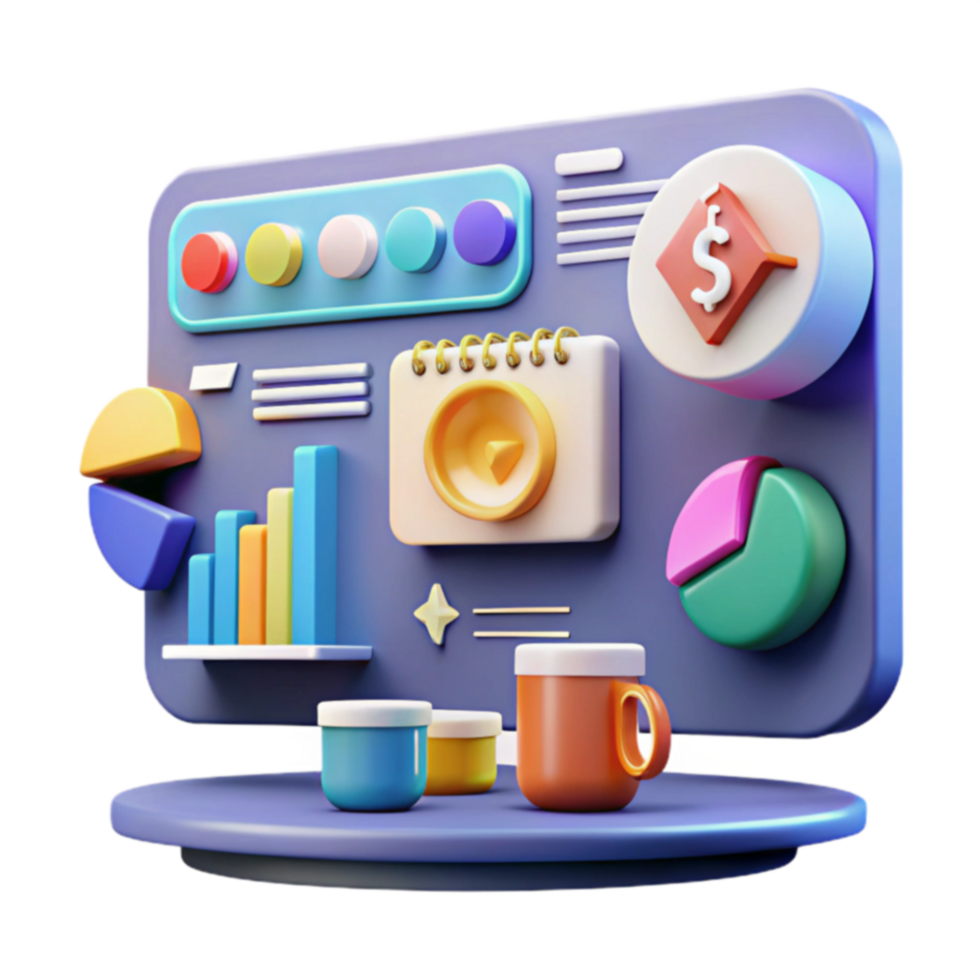 Financial Dashboard Data Visualization Analysis png