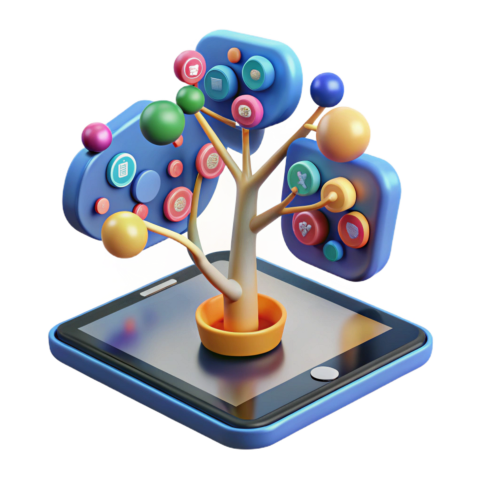 Mobile App Ecosystem Growth, Features, and Functionality png