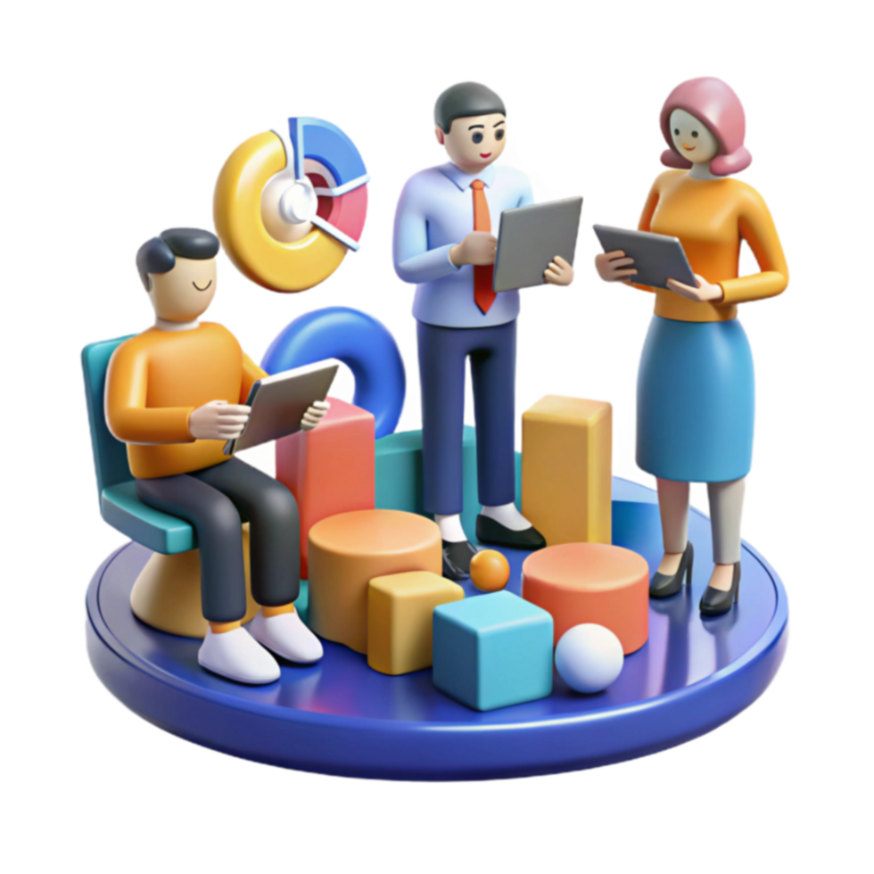 Team Data Analysis Collaboration, Insights, and Growth png