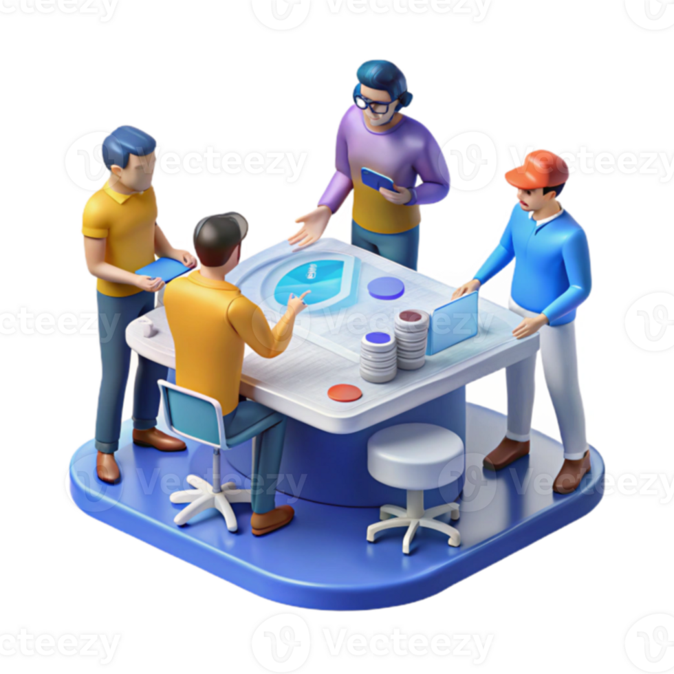 Teamwork, Data Analysis, and Strategy Collaborative Decision Making png