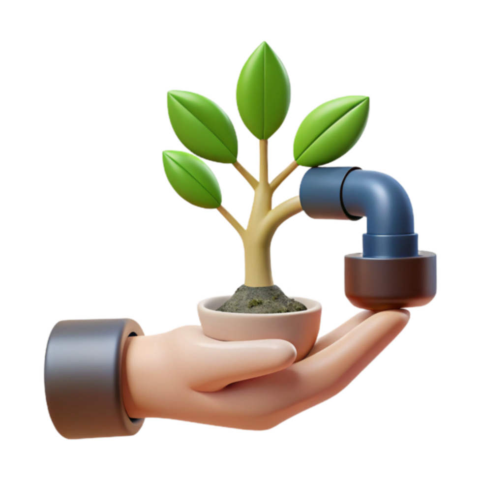 Sustainable Growth Nurturing Growth Through Resource Management png