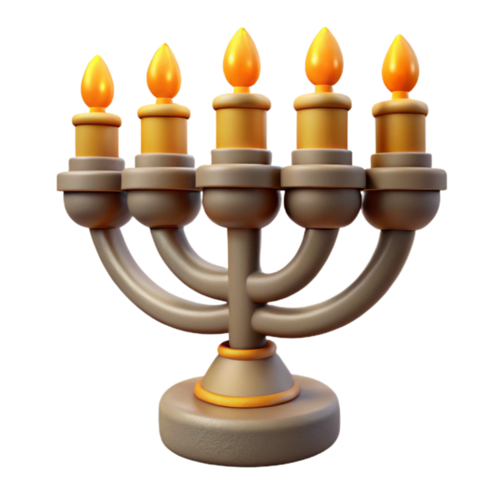 Seven-Branched Candelabra A Symbol of Light png