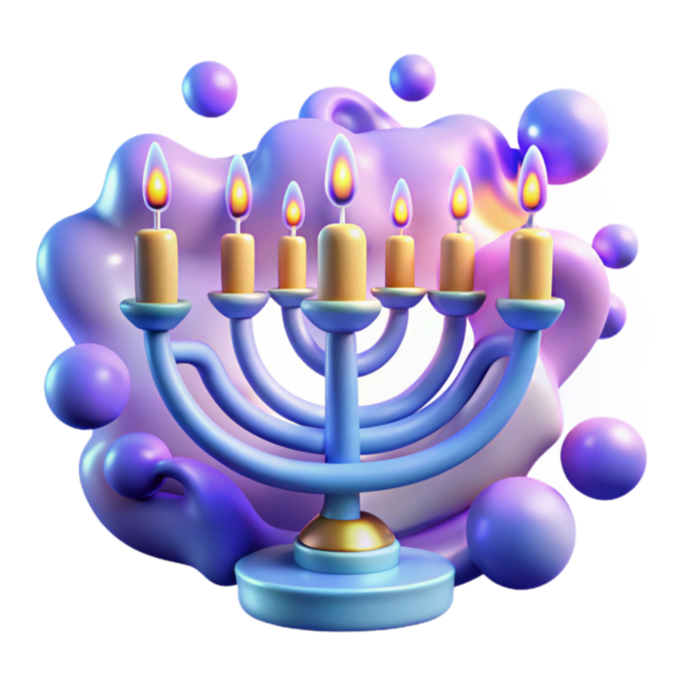 Seven-Branched Candelabra A Festive Symbol png