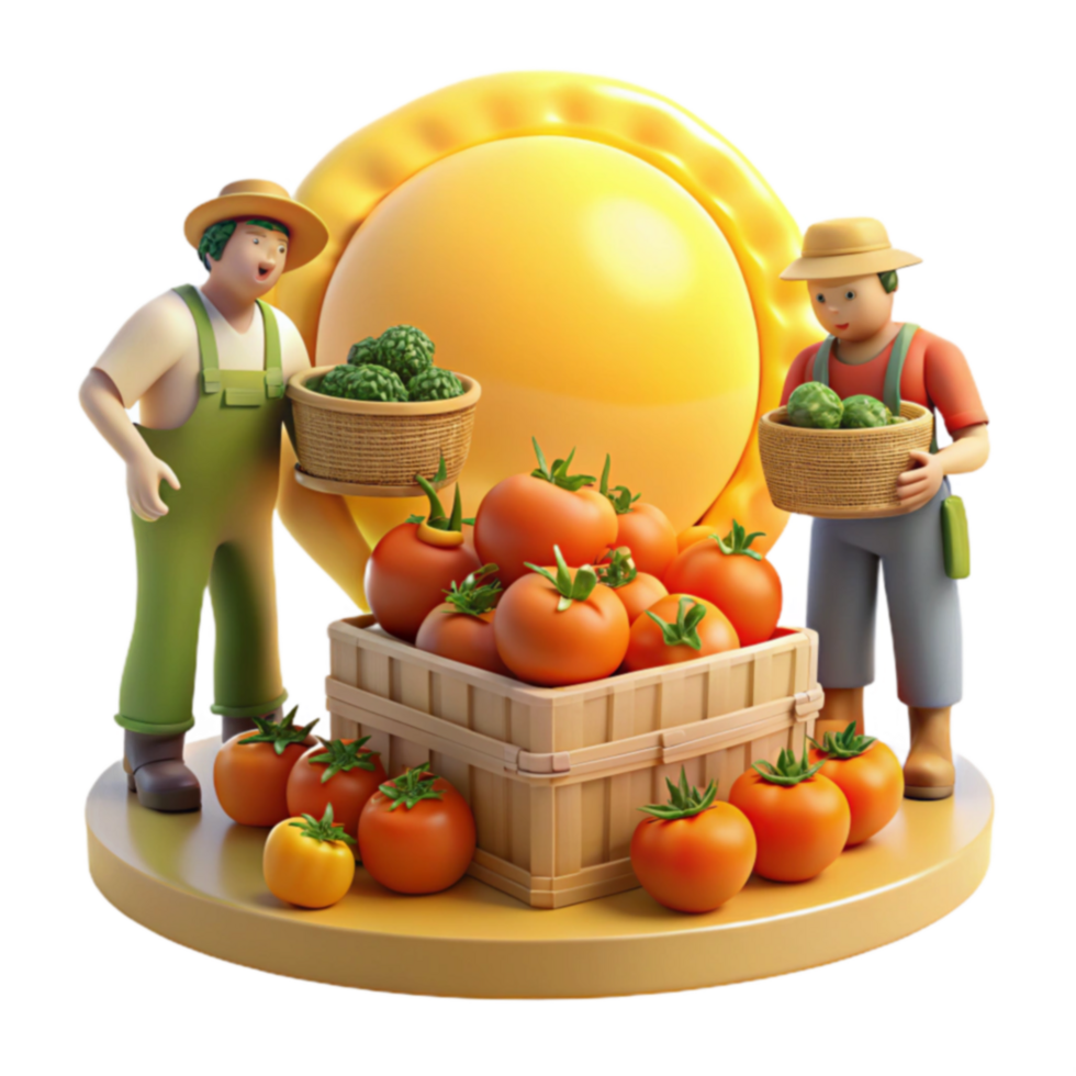 Farmers Market Harvest Fresh Tomatoes Vegetables png