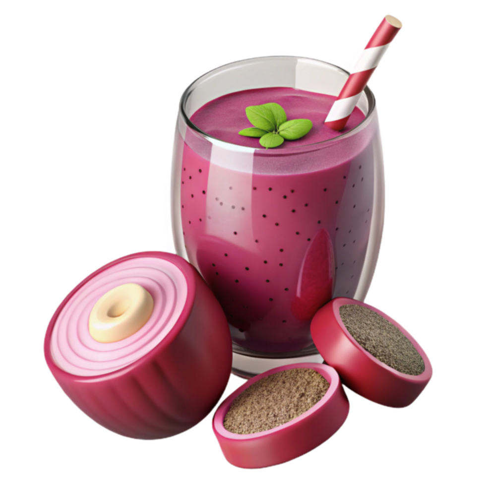 Refreshing Beetroot Smoothie Recipe A Healthy Drink png