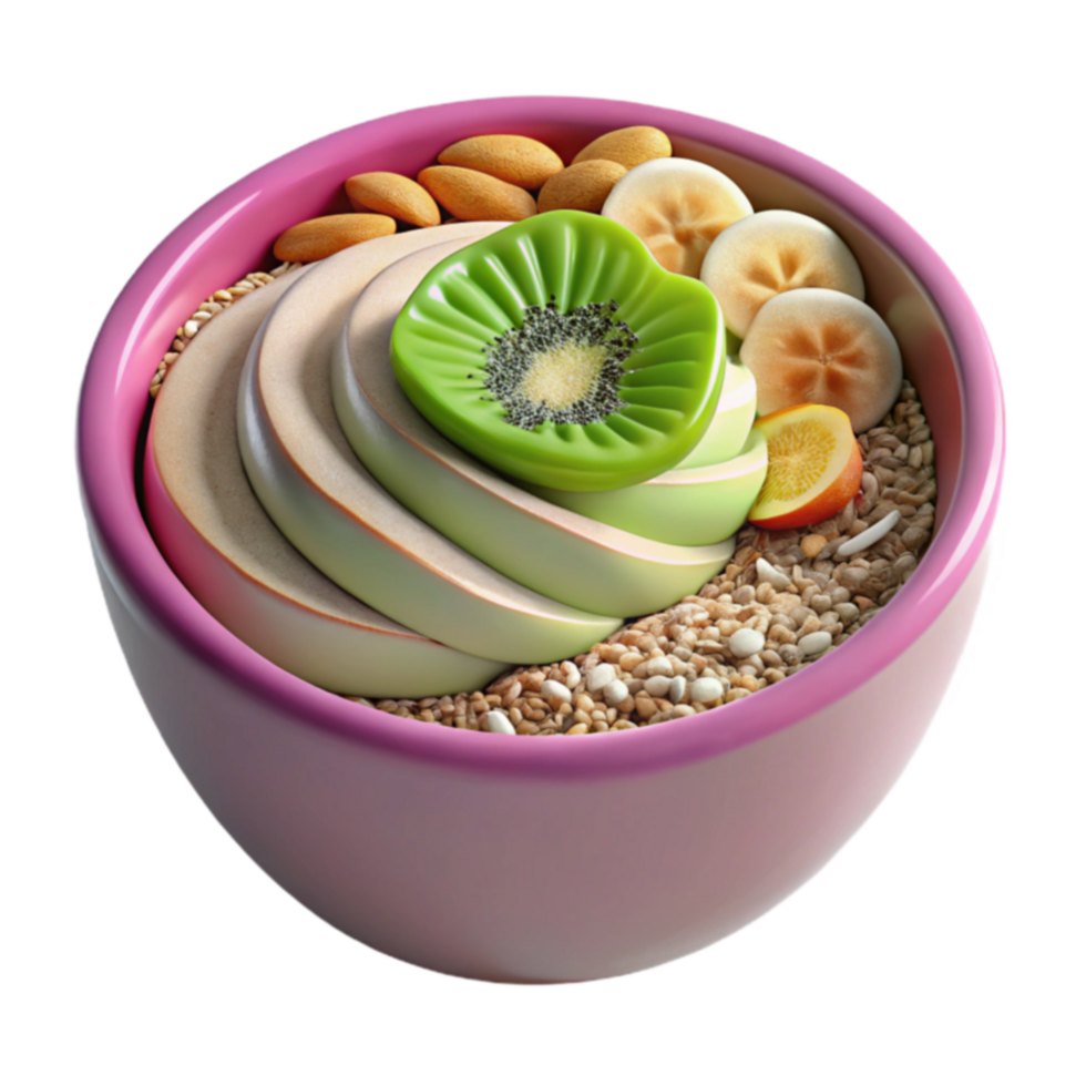 Healthy Fruit Grain Bowl A Delicious Nutritious Breakfast png