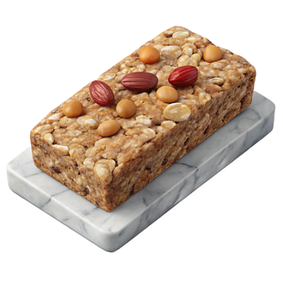 Nut Caramel Oat Bar Delicious Nutritious Snack png
