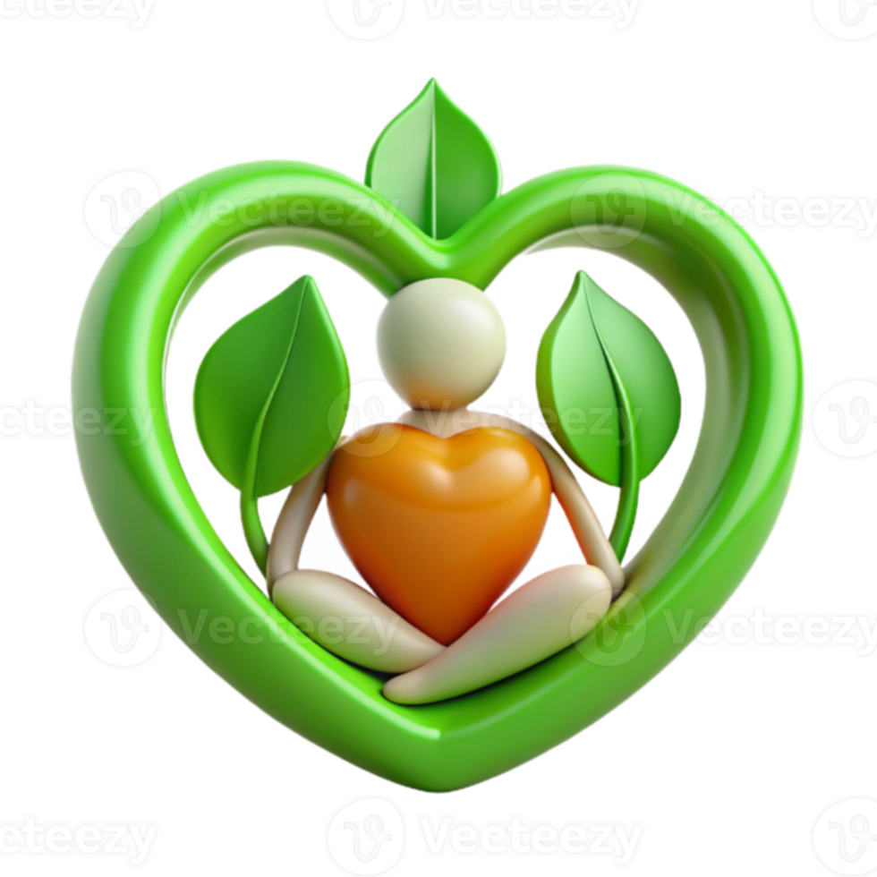 Heart, Nature, and Inner Peace A Holistic Approach png