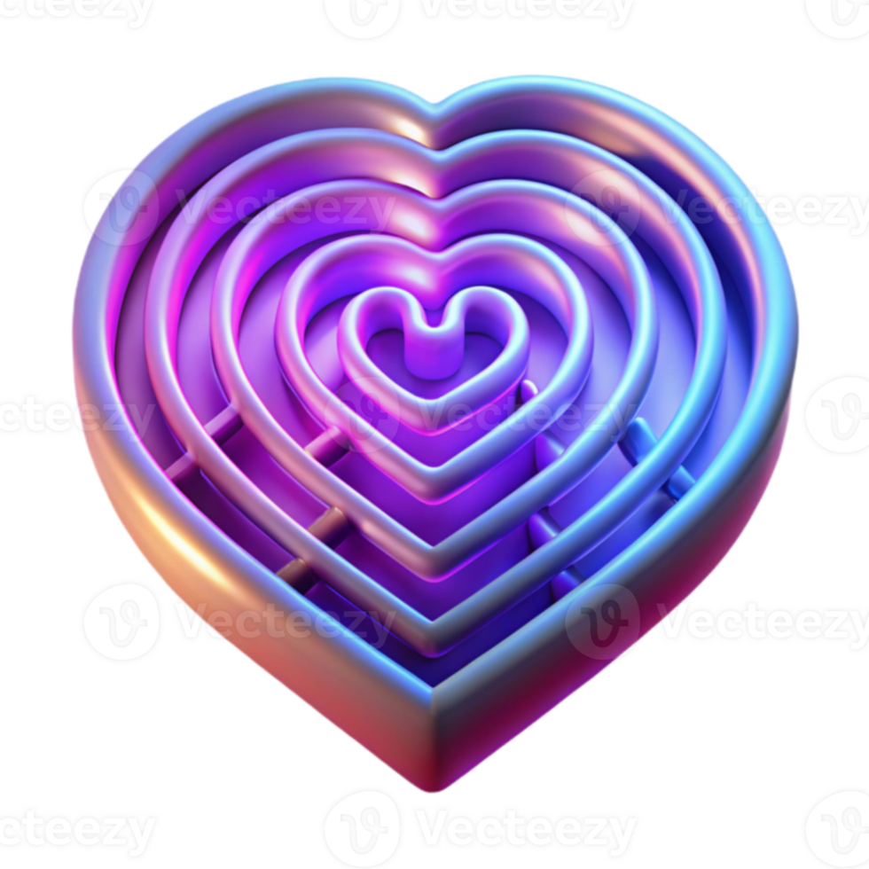 Heart Maze A 3D Puzzle of Love png