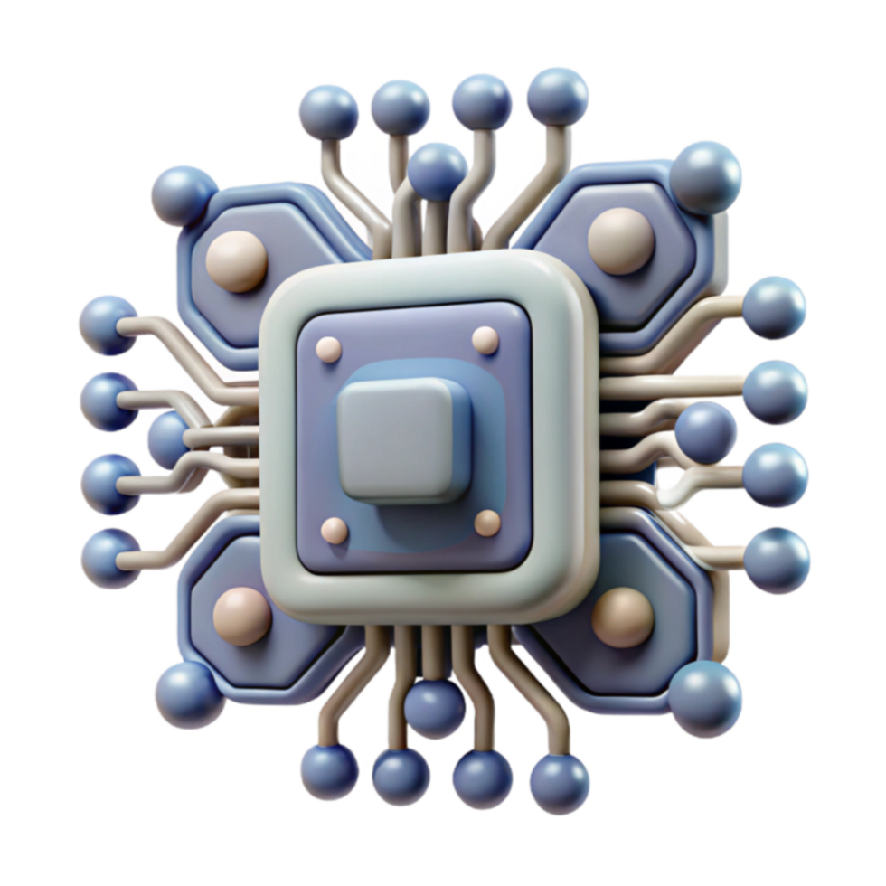 Advanced Technology Microchip Circuitry, Innovation, and Processing Power png