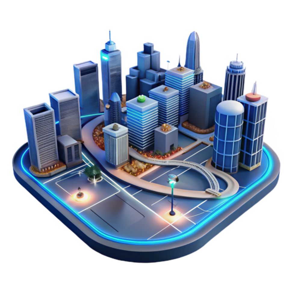 Smart City Urban Planning, Digital Infrastructure, and Sustainable Development png