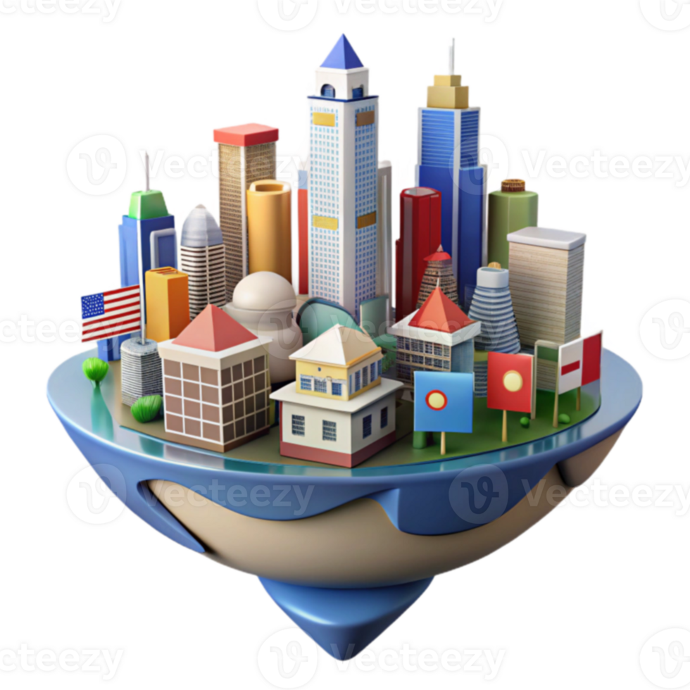 Global Cityscapes A Miniature Metropolis png