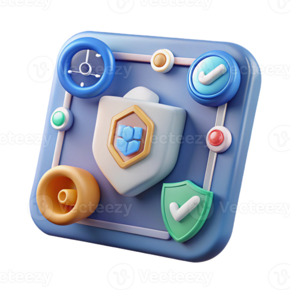Digital Security App Interface Protection Control png