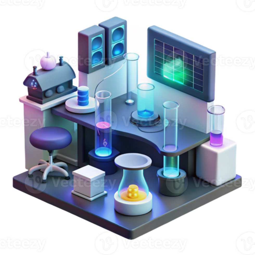 Modern Lab Experiments, Research, and Scientific Discovery png