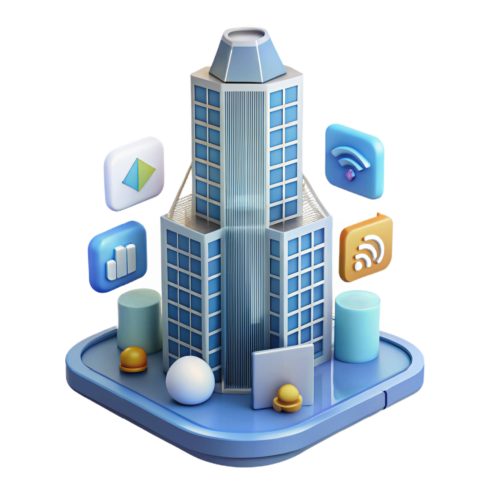 Smart Building Data Analytics, IoT Integration, and Network Connectivity png
