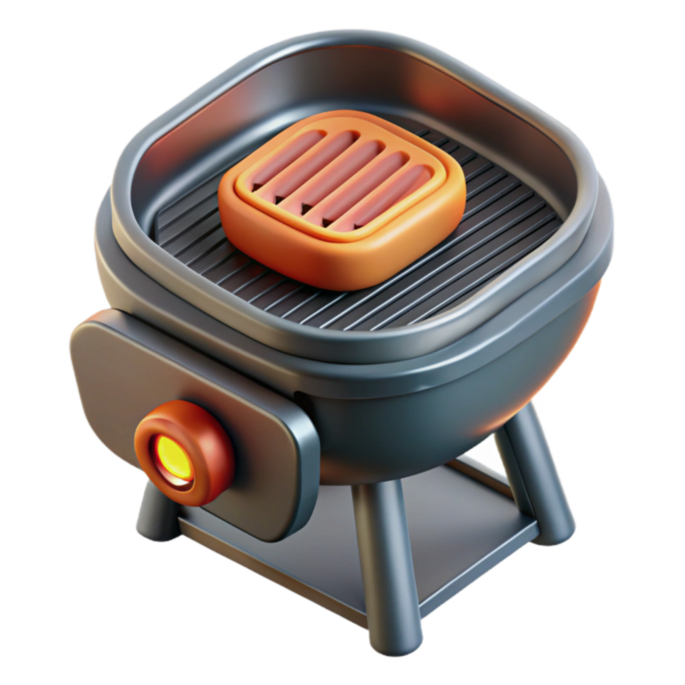 Compact Grill Perfect for Patties png