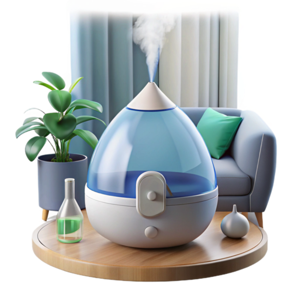 Ultrasonic Cool Mist Humidifier for Home png