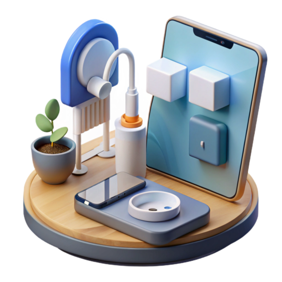Smart Home Setup Modern Device Integration png