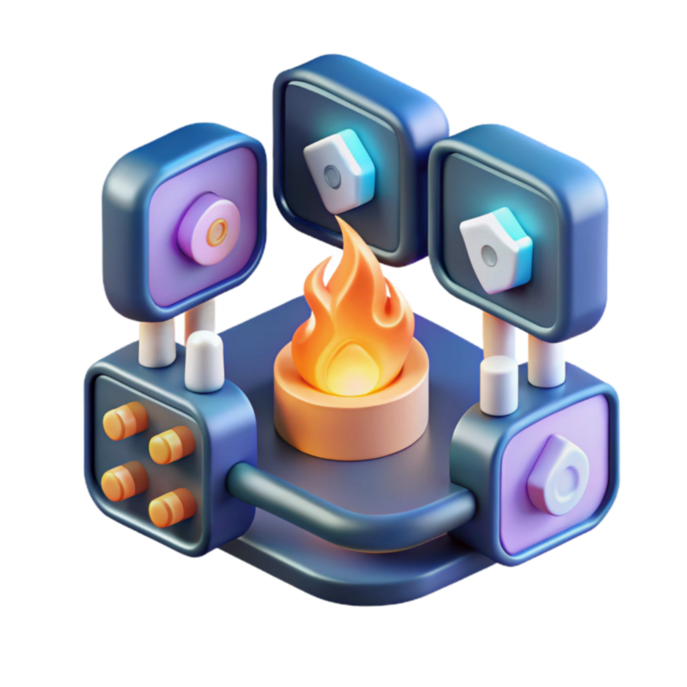 System Monitoring Real-time Alerts Flame Visualization png