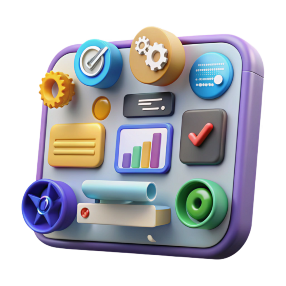 Interactive Dashboard Data Visualization Control Panel png
