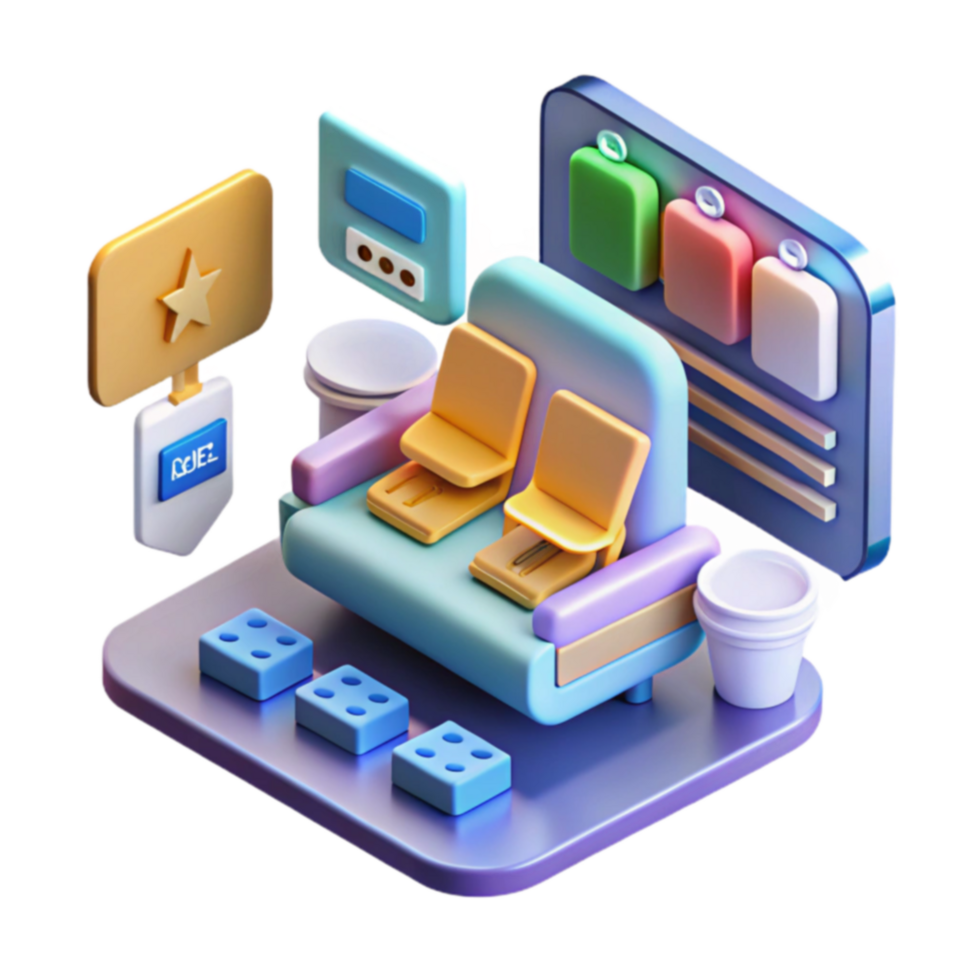 Relaxing Travel Lounge Comfort, Games Amenities png