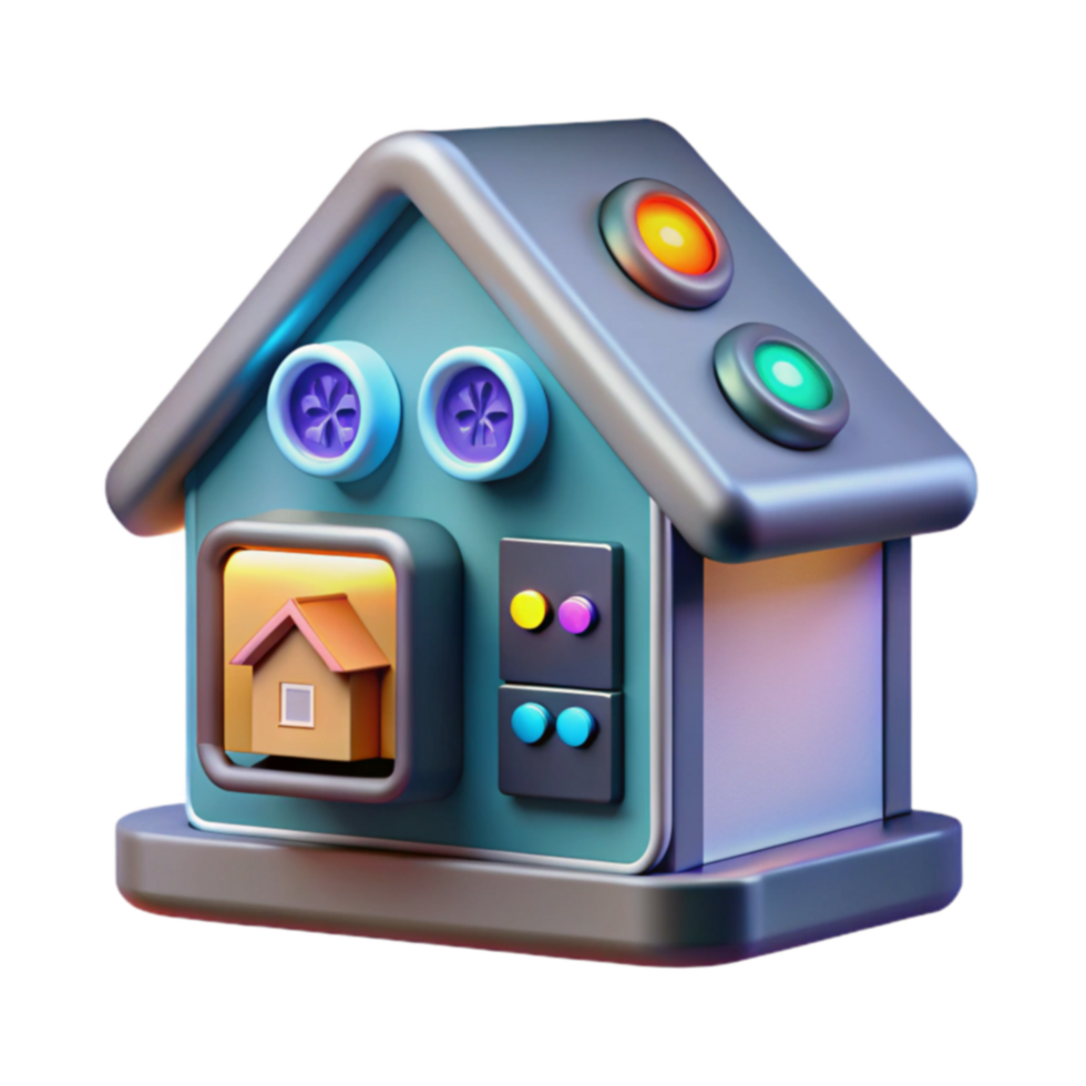 Smart Home Automation System Control Panel Climate png