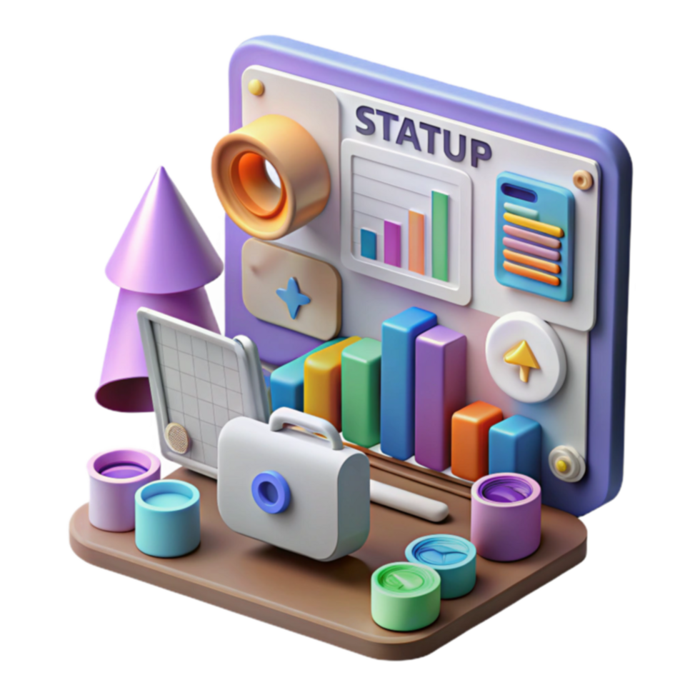 Startup Growth Data Analysis Business Strategy png