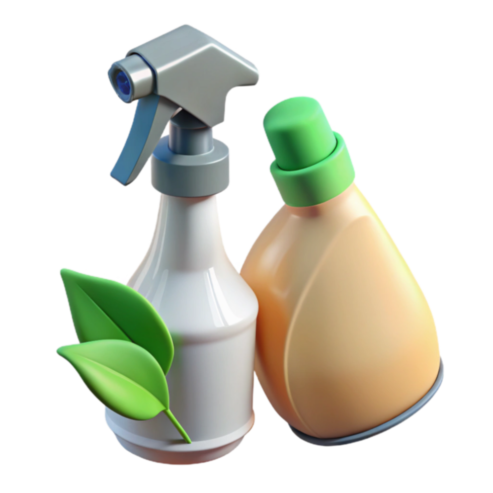 Eco-Friendly Cleaning Supplies Spray Bottle Liquid Detergent png