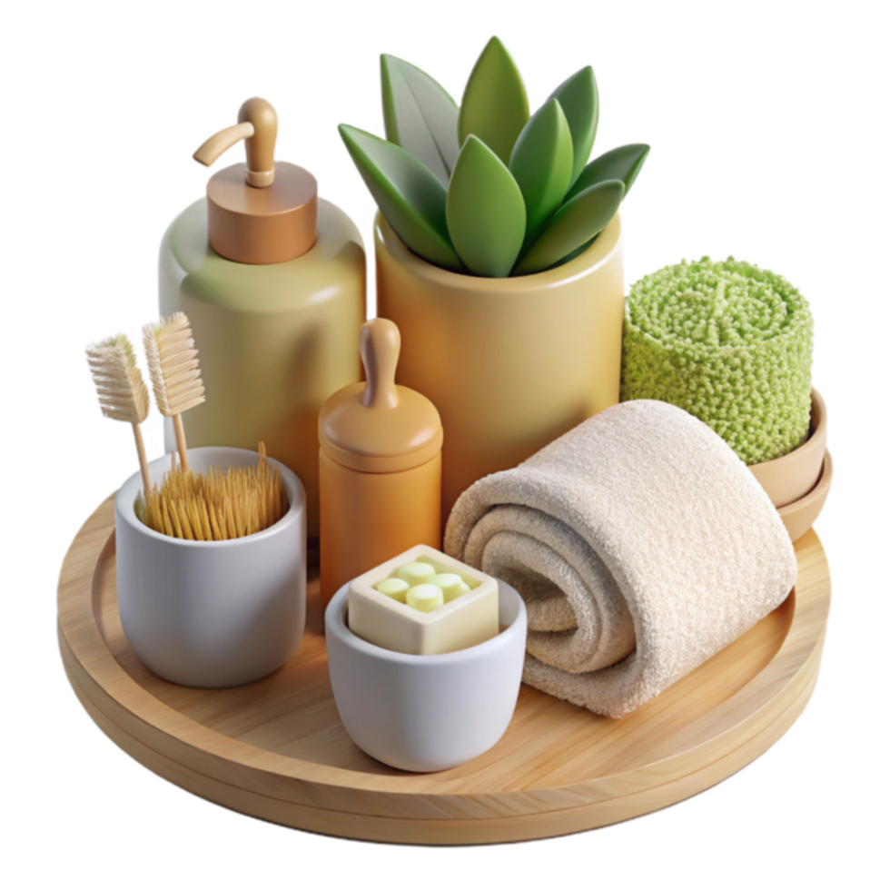 Spa Day Essentials Serenity on a Tray png