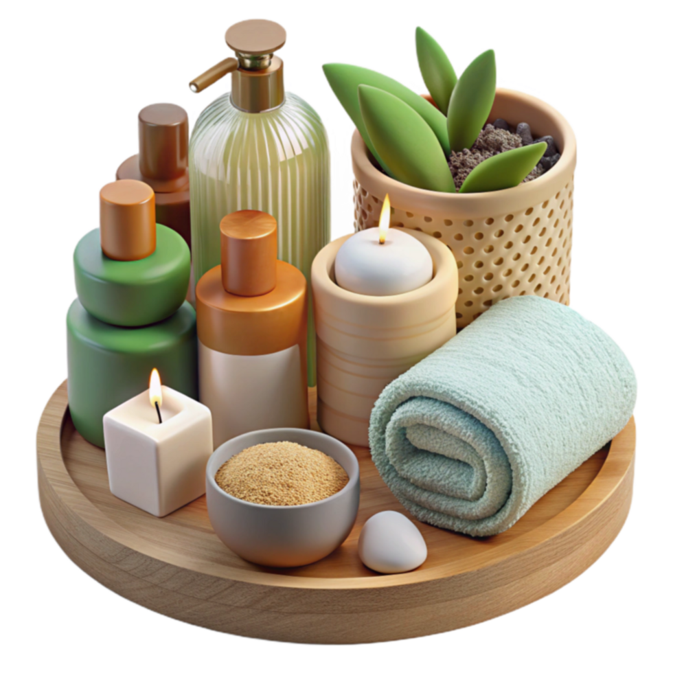 Spa Day Essentials Serenity at Home png