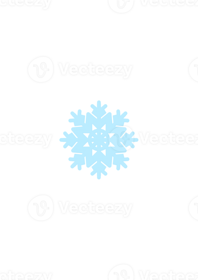 Blue Snowflake Icon Design png