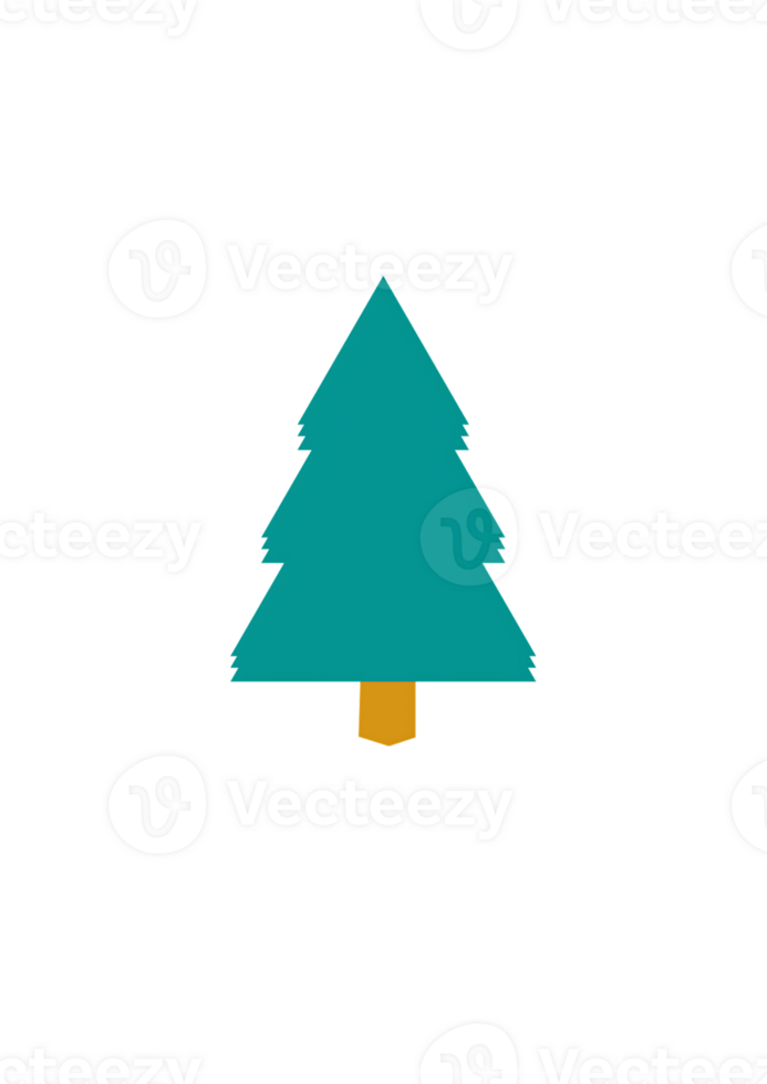 Minimalist Tree Icon Illustration png