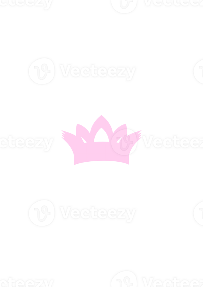 Pink Abstract Crown png