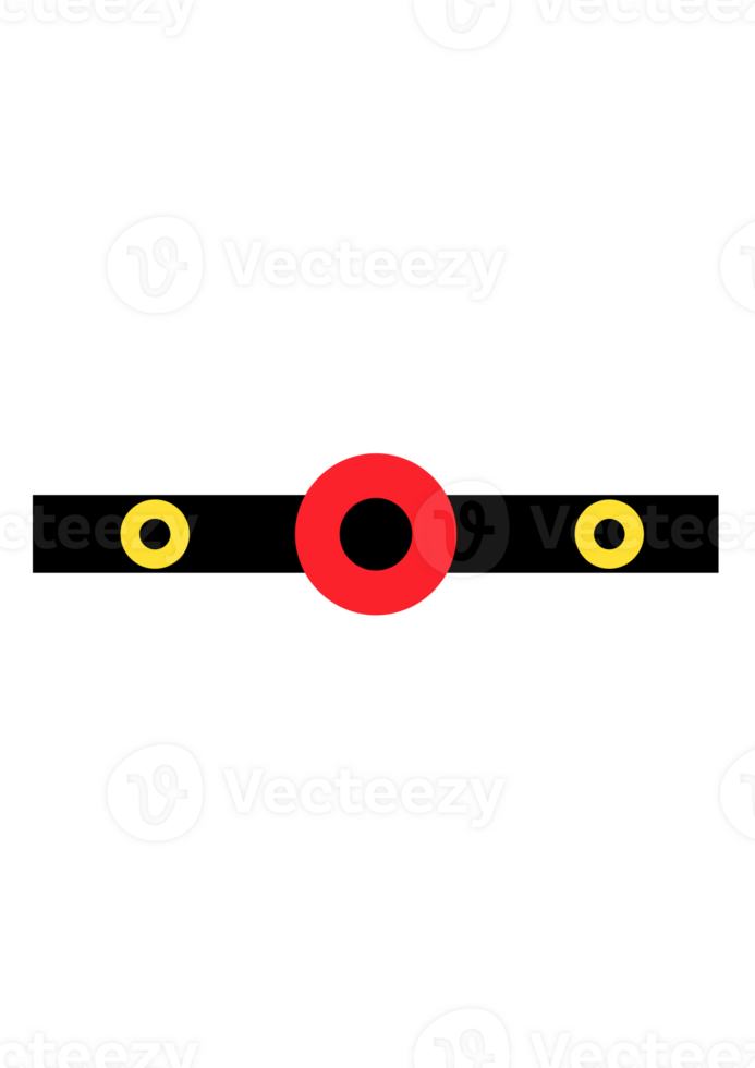 Abstract Santa Belt Concept with Circular Shapes png