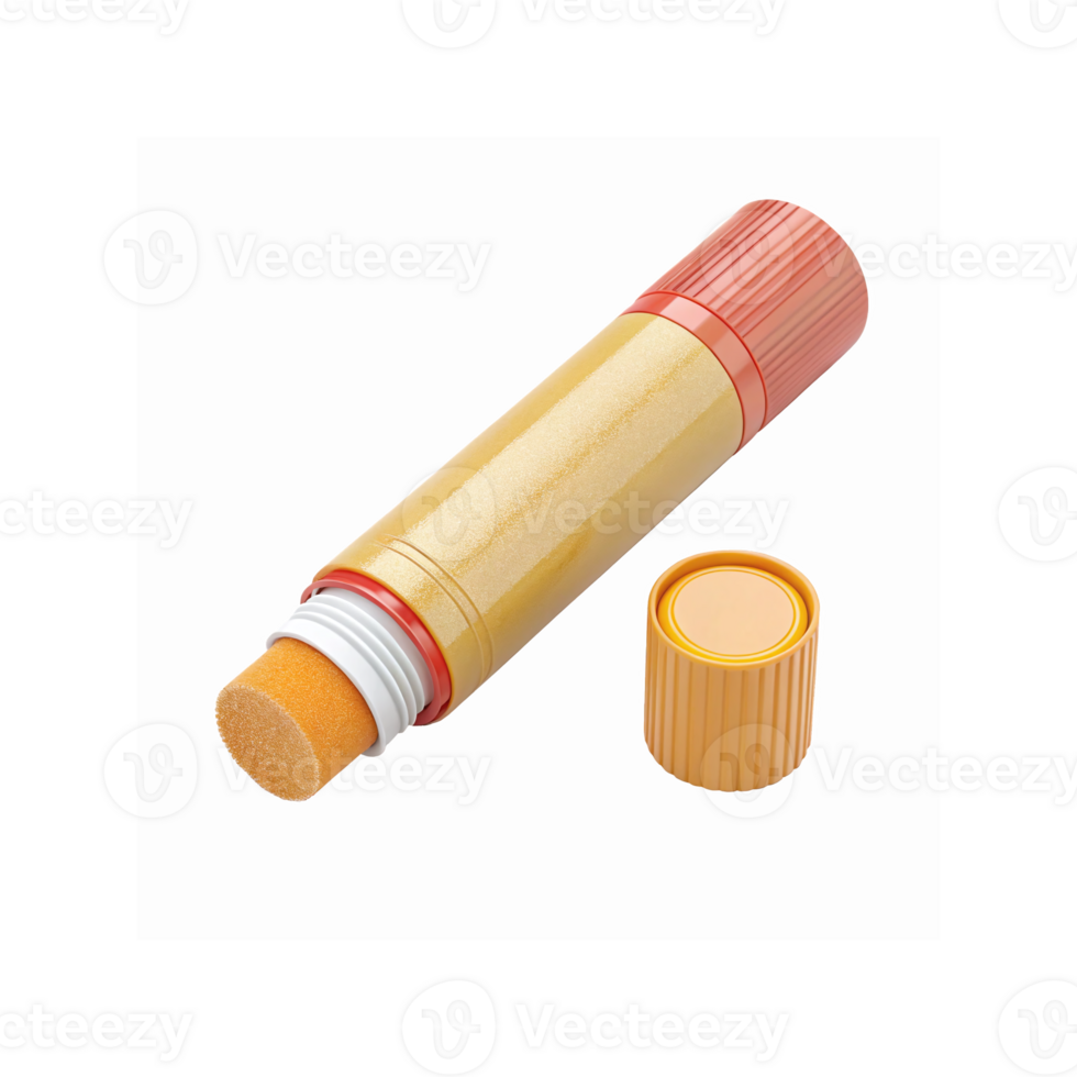 A tube of lipstick with a cap on it png