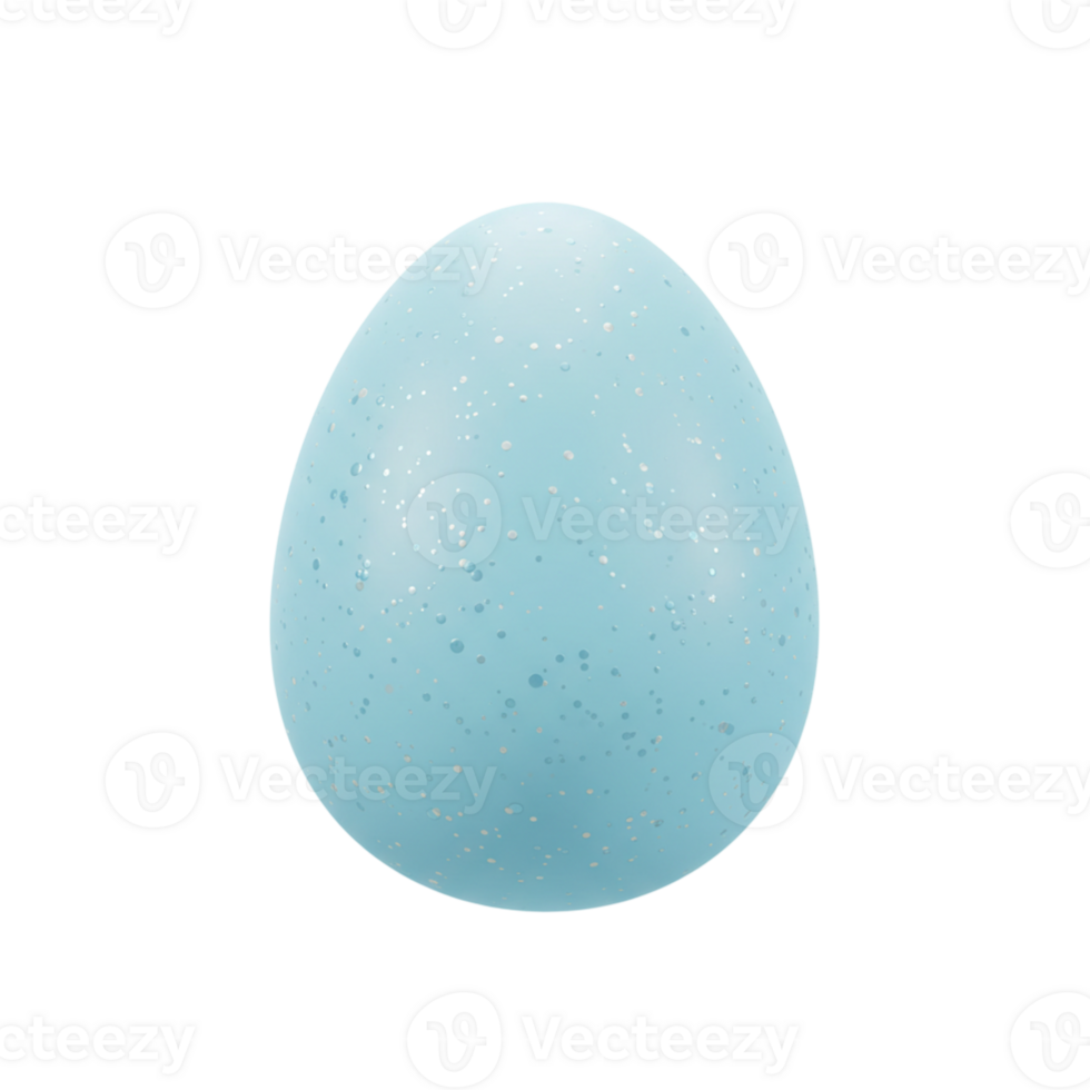Pastel Blue Easter Egg Speckled Design Spring Holiday Decoration art shiny image photo color happy png