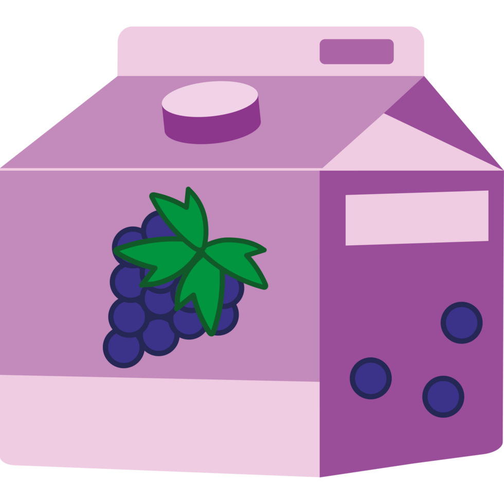 tetrapack box grape beverage png