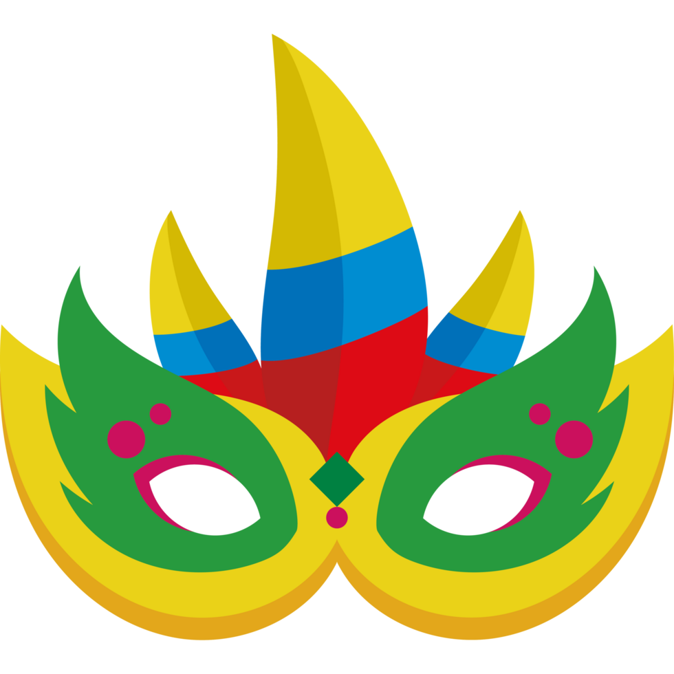pasto narino carnival mask with feather png
