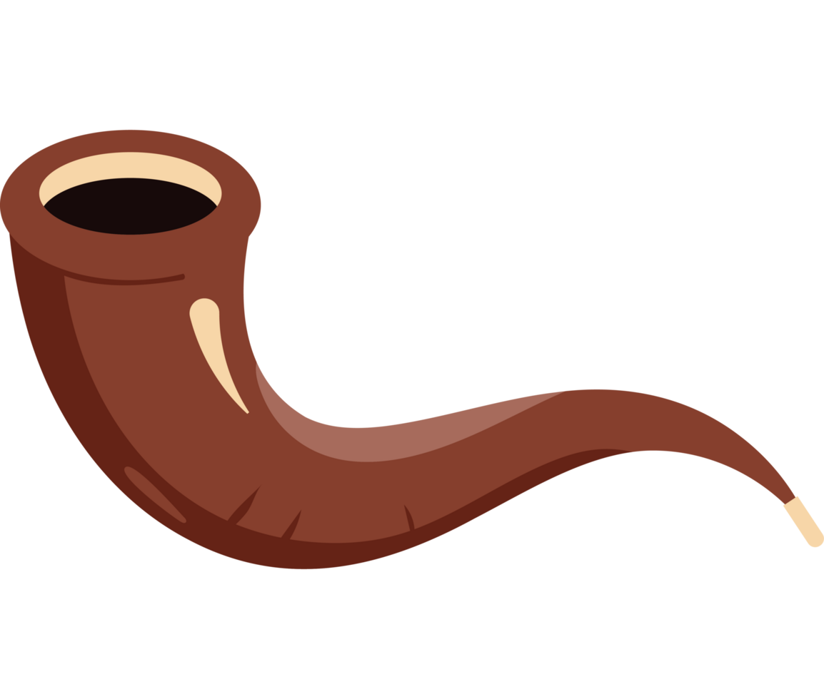 jewish shofar traditional design png