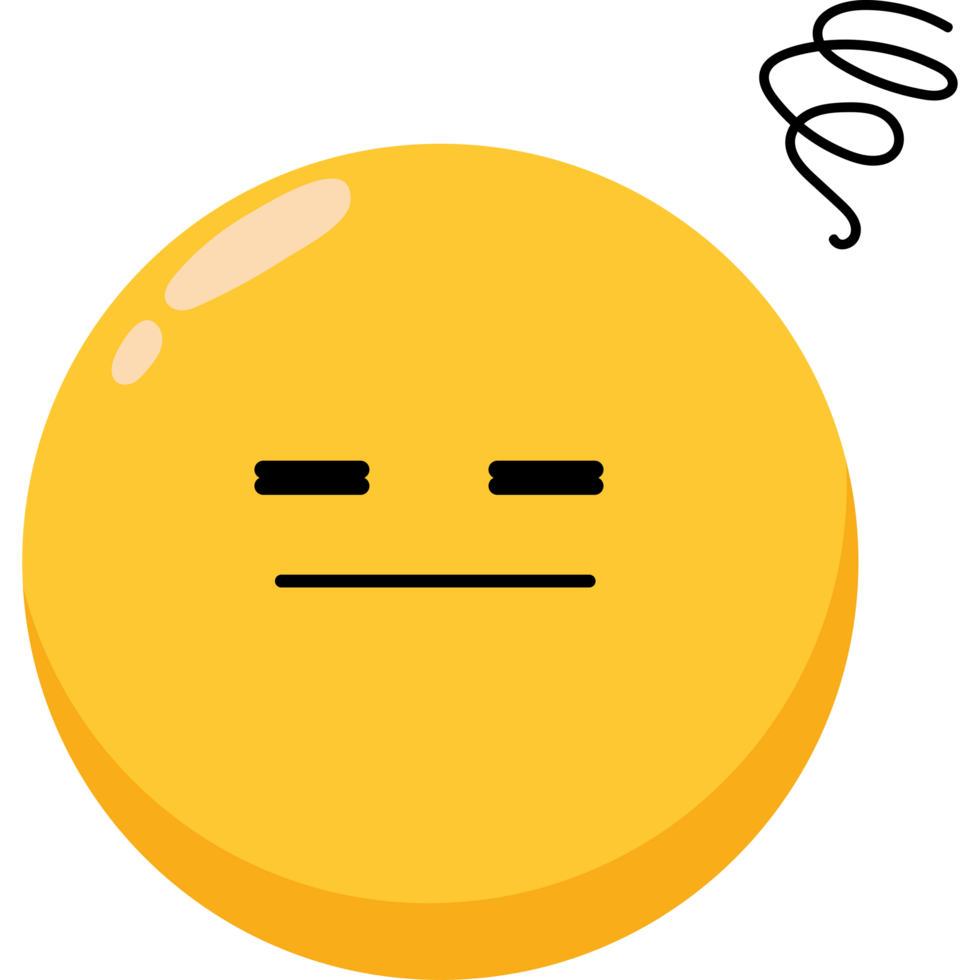 emoticon face design isolated png