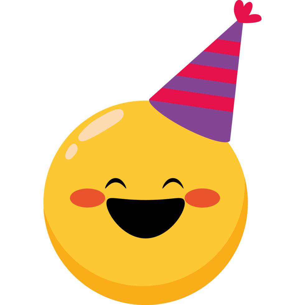 emoticon face party png