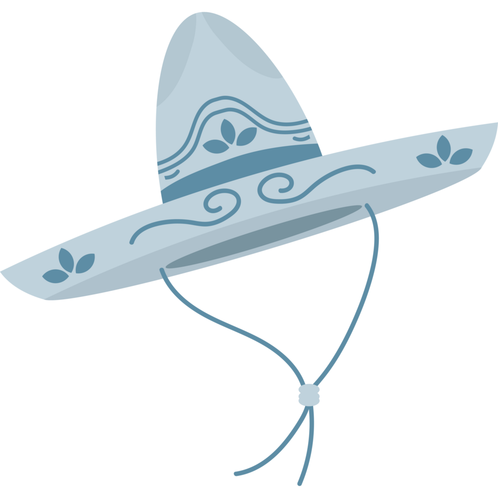 mexican charro sombrero Illustration png