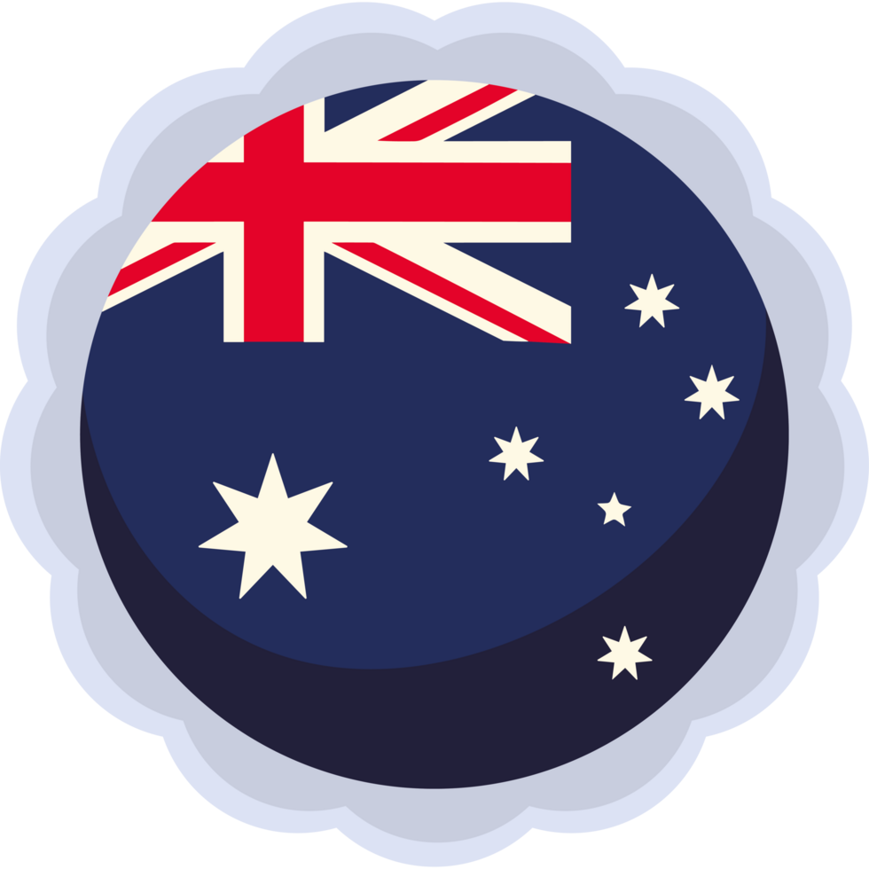 australia day flag badge png