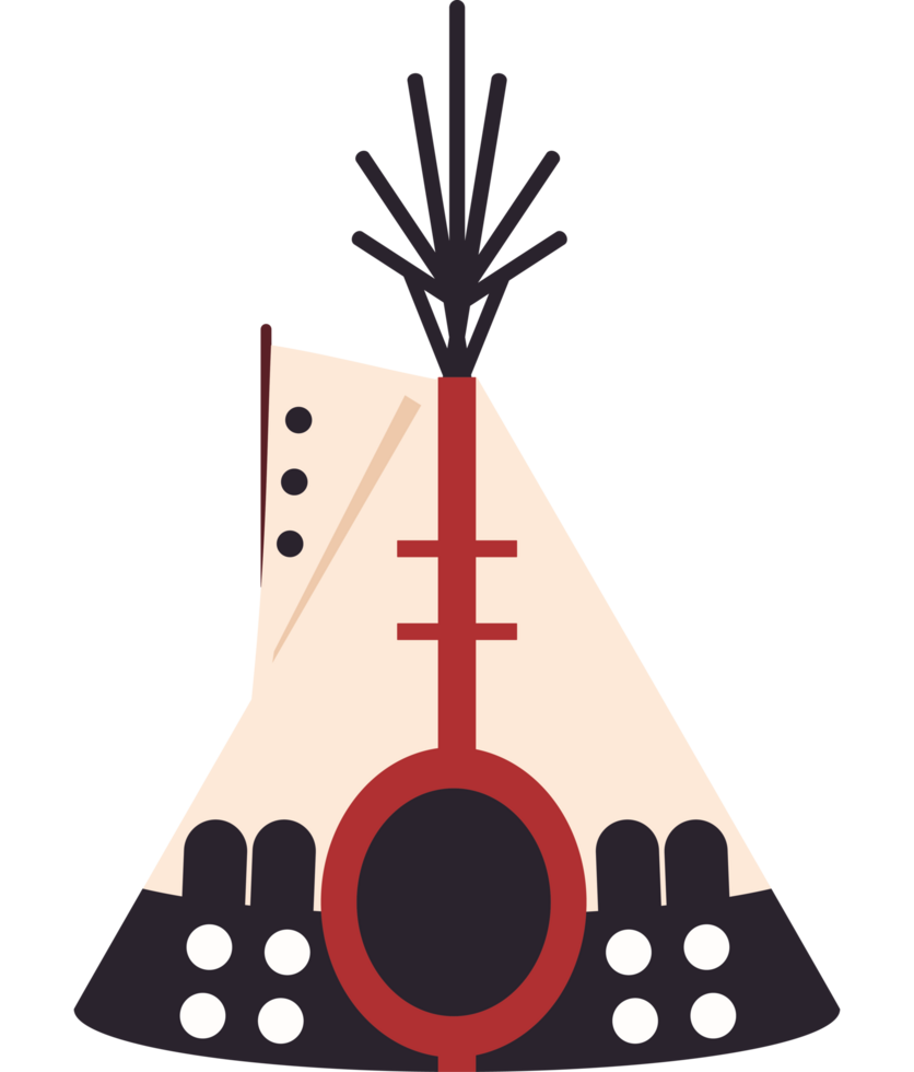 teepee native america ethnic png