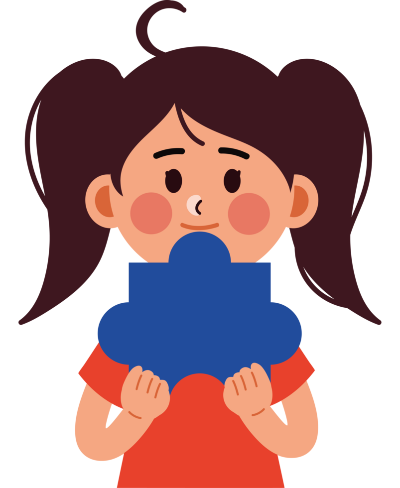 autism girl anxiety png