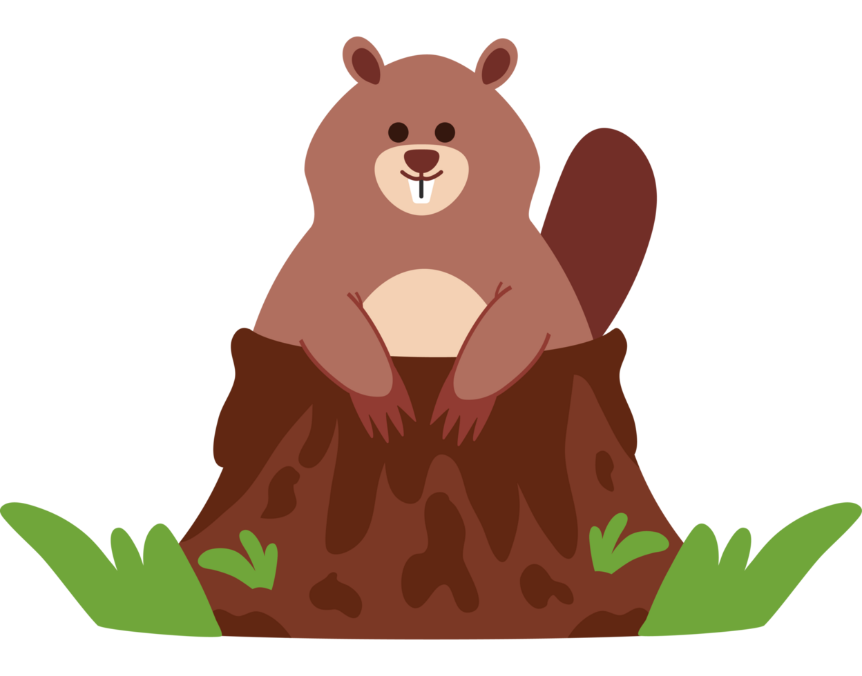 groundhog on tree png