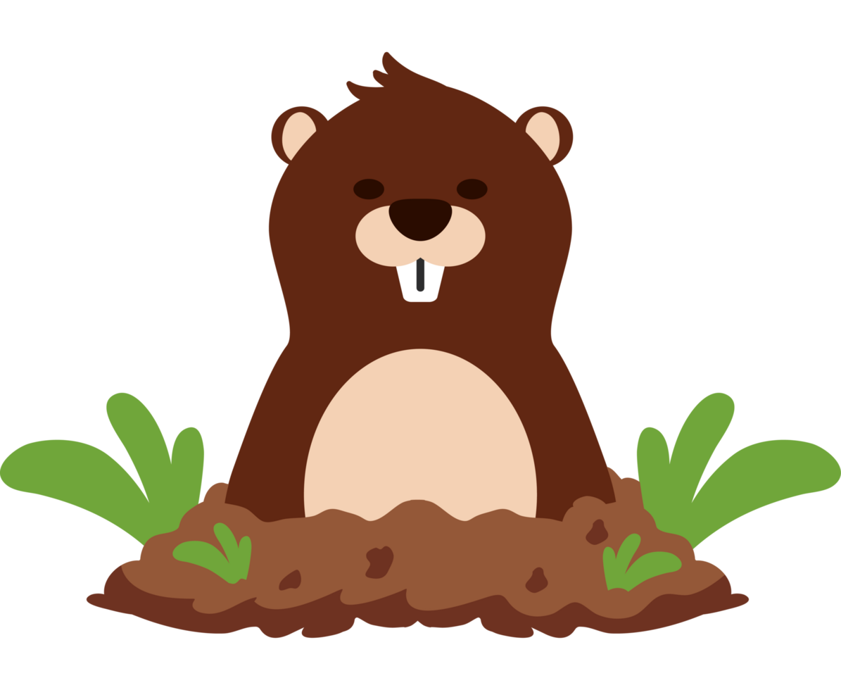groundhog nature design png
